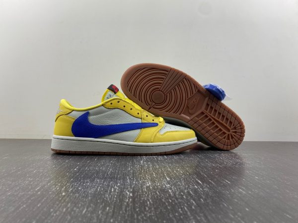 Travis Scott x Air Jordan 1 Low OG “Canary” - Image 6