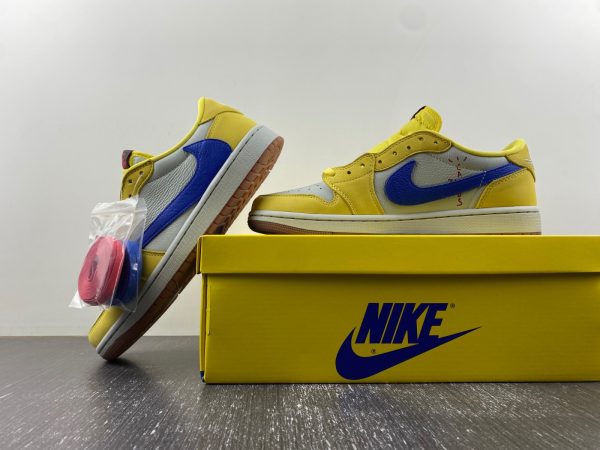 Travis Scott x Air Jordan 1 Low OG “Canary” - Image 21