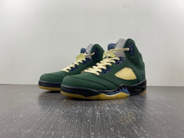 Air Jordan 5 Navy Green” - Image 3