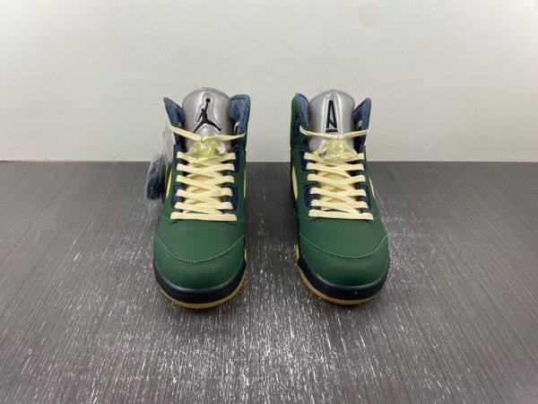 Air Jordan 5 Navy Green” - Image 4