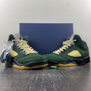 Air Jordan 5 Navy Green”