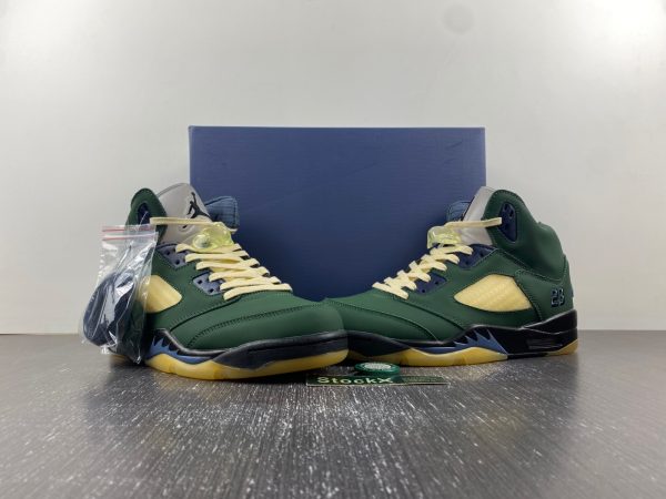 Air Jordan 5 Navy Green”