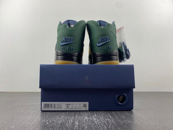 Air Jordan 5 Navy Green” - Image 8