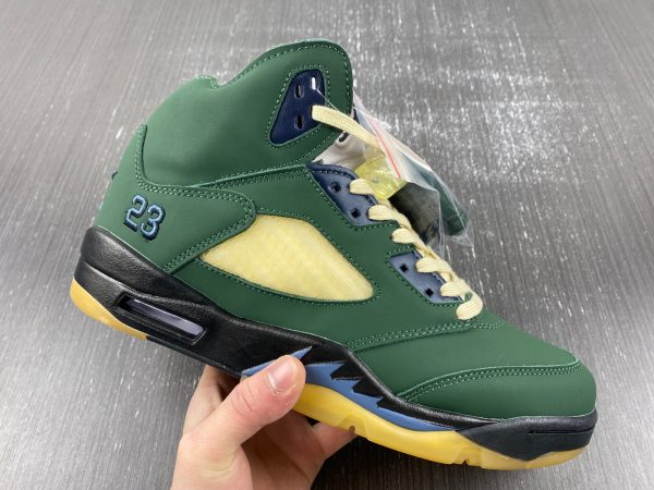 Air Jordan 5 Navy Green” - Image 10