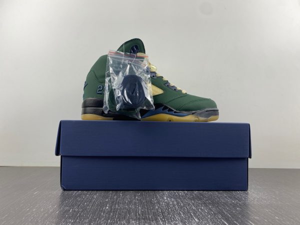 Air Jordan 5 Navy Green” - Image 14