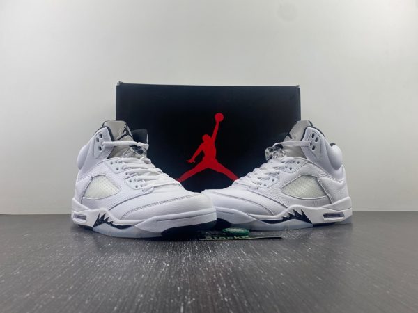 Air Jordan AIR JORDAN 5 RETRO 'WHITE BLACK' - Image 5