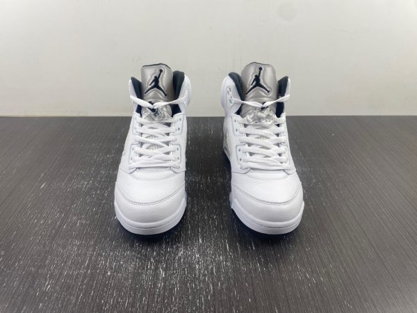Air Jordan AIR JORDAN 5 RETRO 'WHITE BLACK' - Image 6