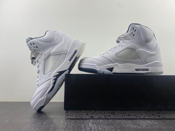 Air Jordan AIR JORDAN 5 RETRO 'WHITE BLACK' - Image 7