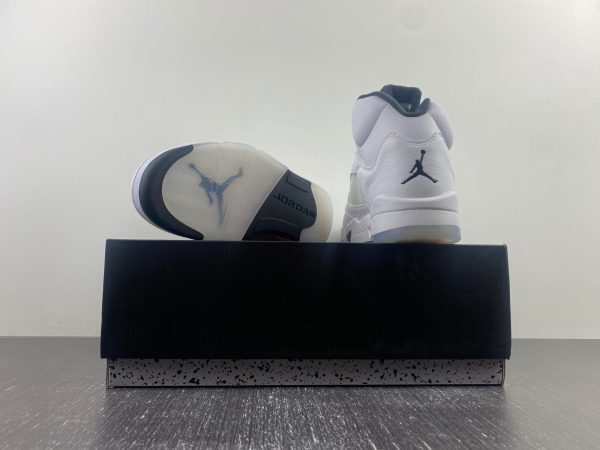 Air Jordan AIR JORDAN 5 RETRO 'WHITE BLACK' - Image 8