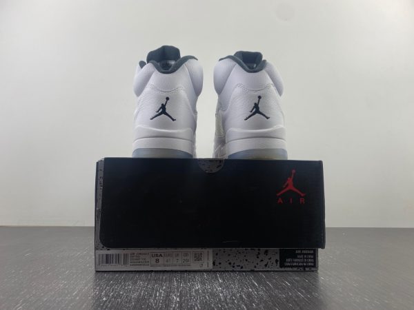 Air Jordan AIR JORDAN 5 RETRO 'WHITE BLACK' - Image 11