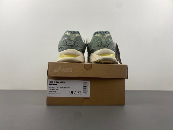 GEL KAYANO 14 'LIGHT SAGE SMOKE GREY' - Image 54